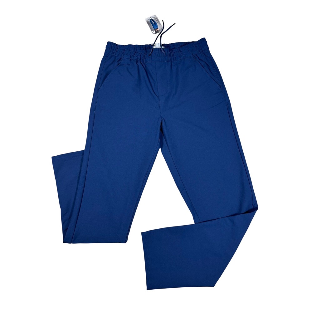 Avenue Flexstride Jogger Mens Medium Navy Blue Activewear Drawstring Pants NEW